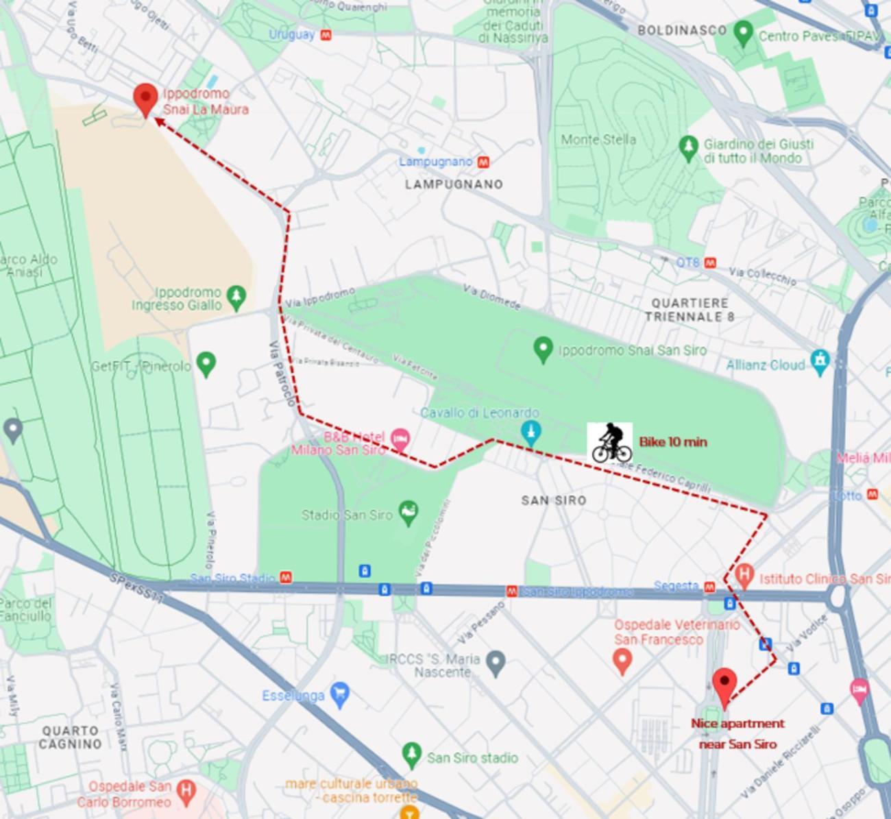 San Siro Comfort Apartment In Milano Eksteriør bilde